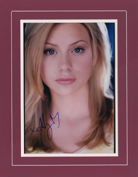 Aly Michalka autograph