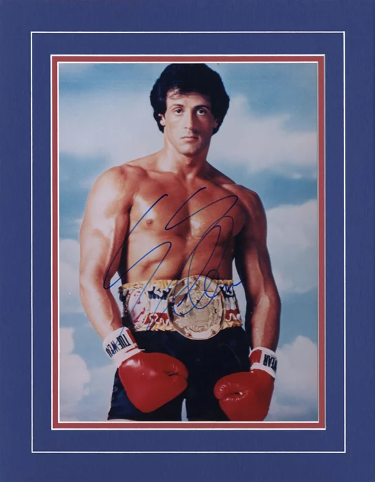 Sylvester Stallone autograph