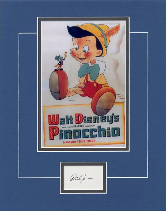 Pinocchio autograph