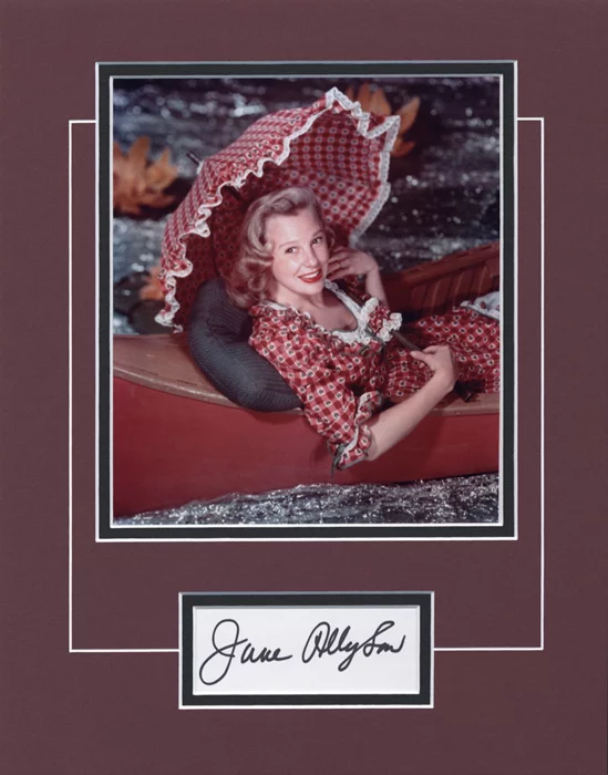 June Allyson autograph