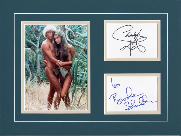The Blue Lagoon autograph