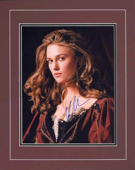 Keira Knightley autograph
