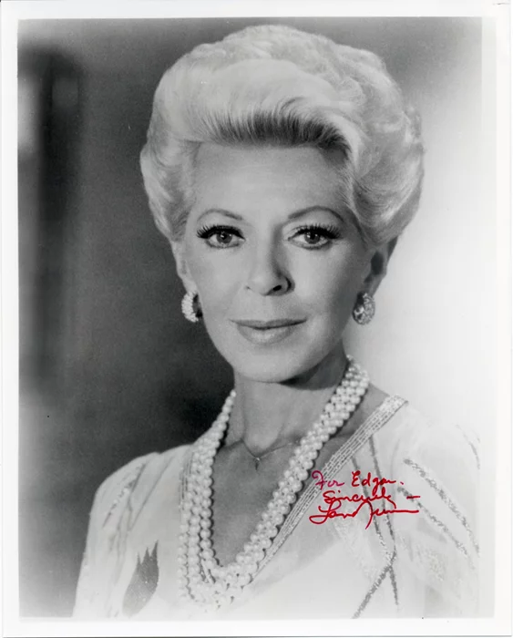 Lana Turner autograph