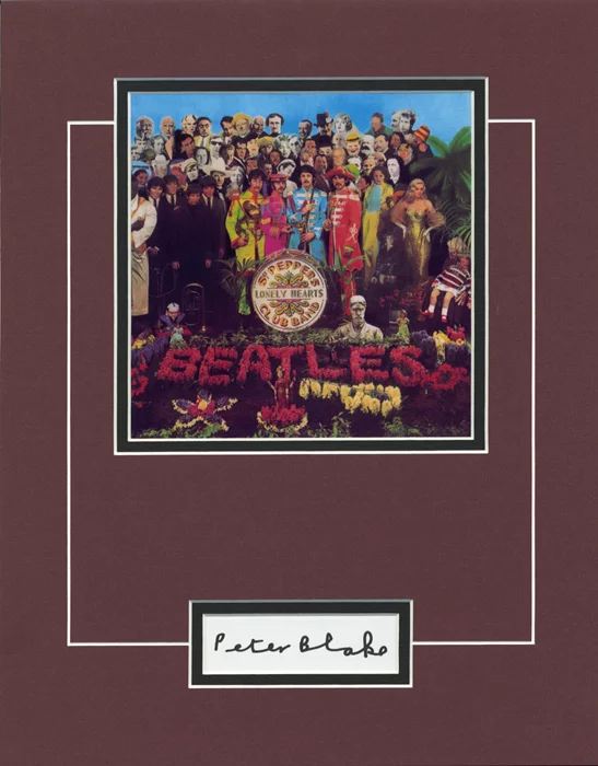 Peter Blake autograph