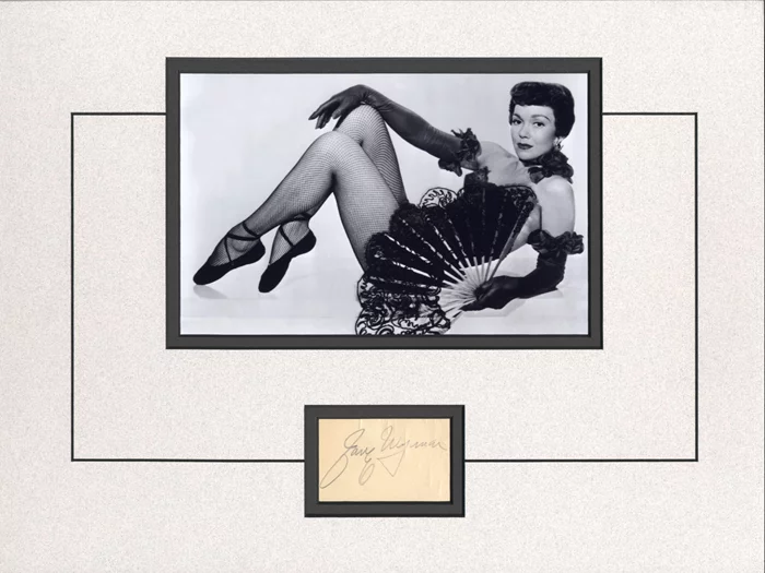 Jane Wyman autograph