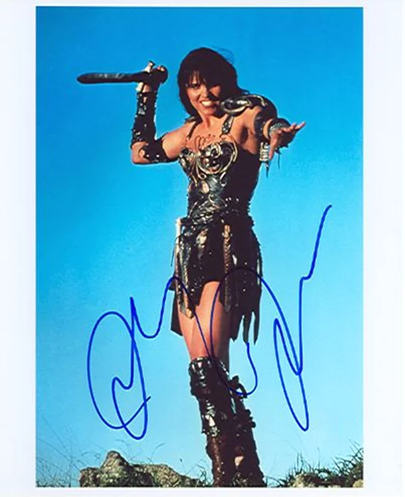 Lucy Lawless autograph