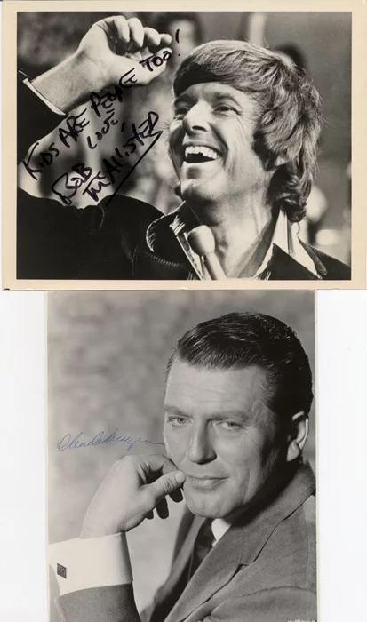 Bob McCallister & Charles McGraw autograph
