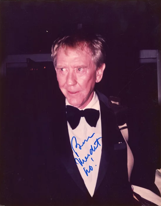 Burgess Meredith autograph