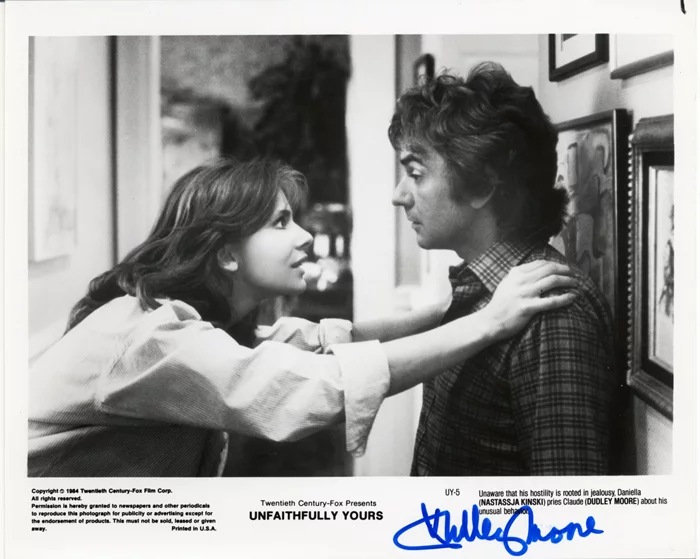 Dudley Moore autograph