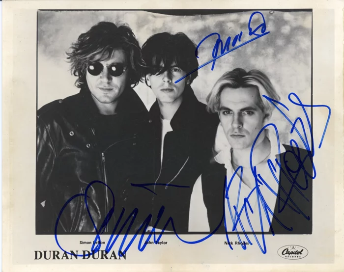 Duran Duran autograph