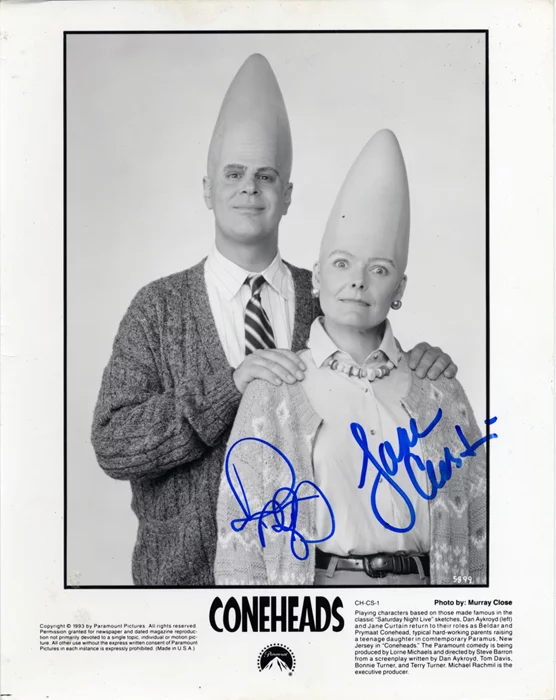 Coneheads autograph