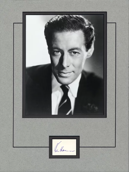 Rex Harrison autograph