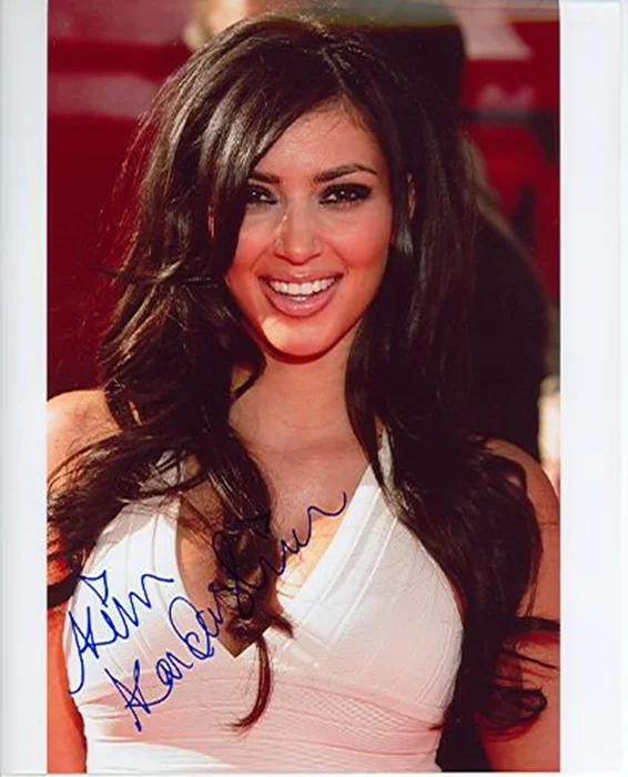 Kim Kardashian autograph