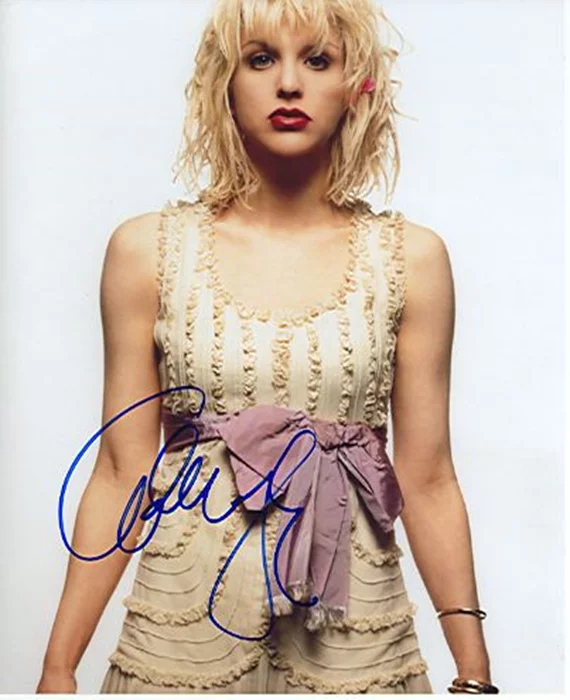 Courtney Love autograph