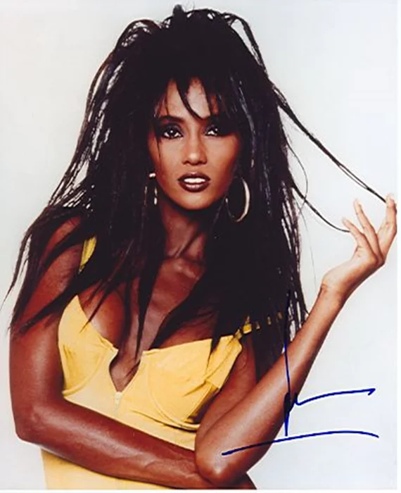 Iman autograph