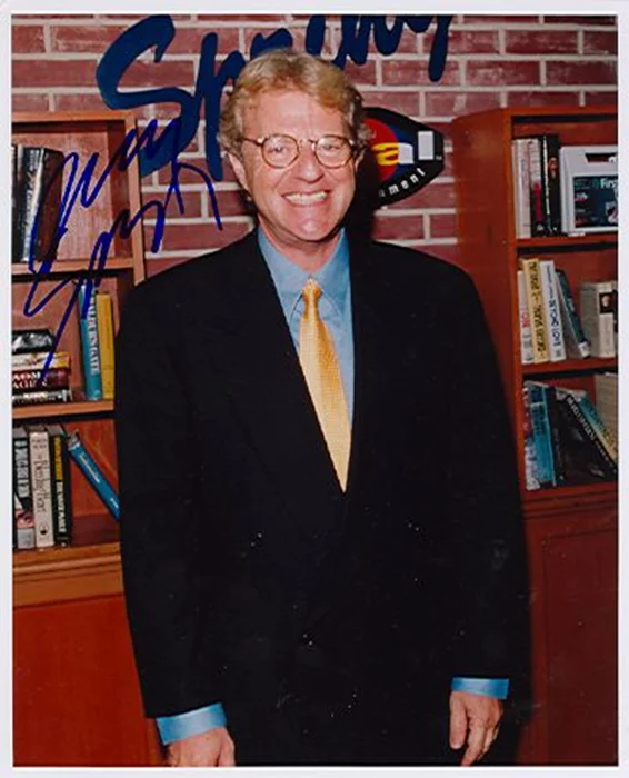 Jerry Springer autograph