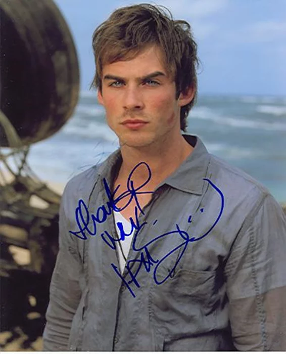 Ian Somerhalder autograph
