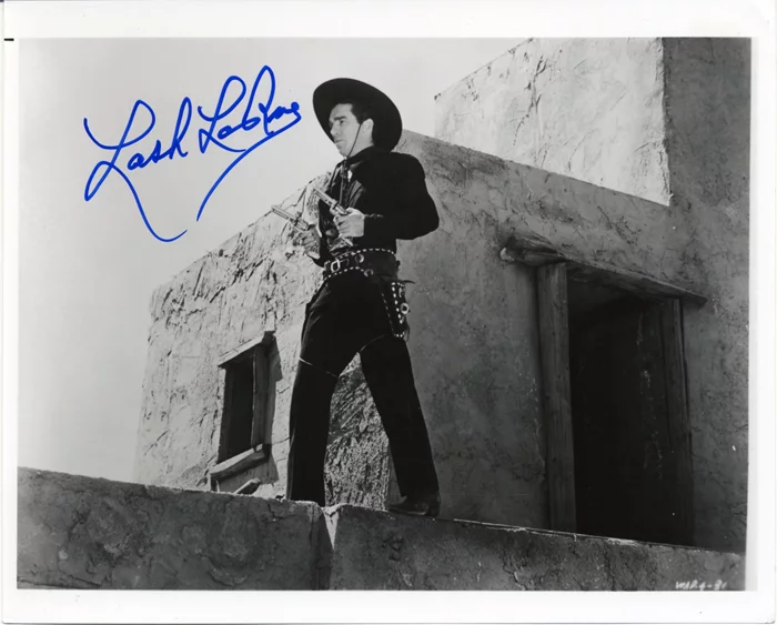 Lash LaRue autograph