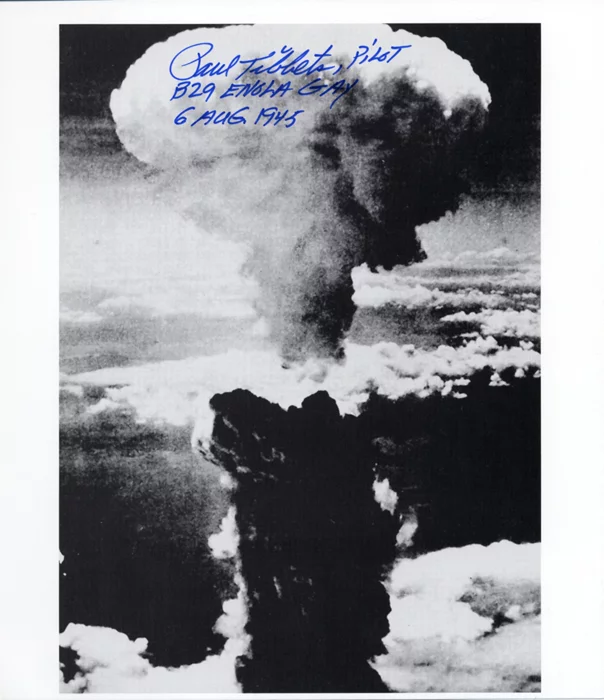 Paul W. Tibbets autograph