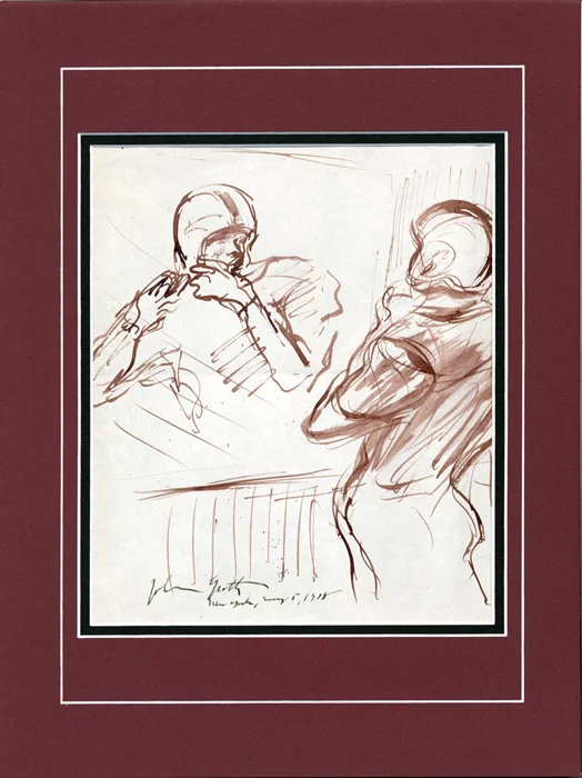 John Groth autograph
