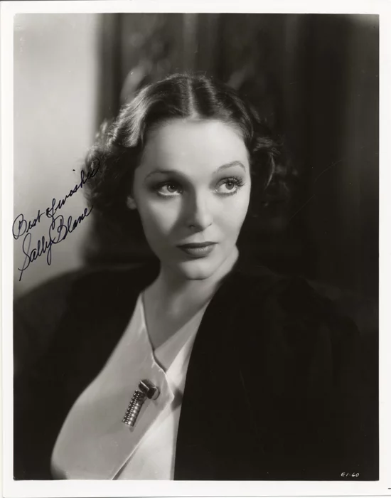 Sally Blane autograph