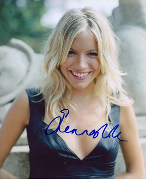 Sienna Miller autograph