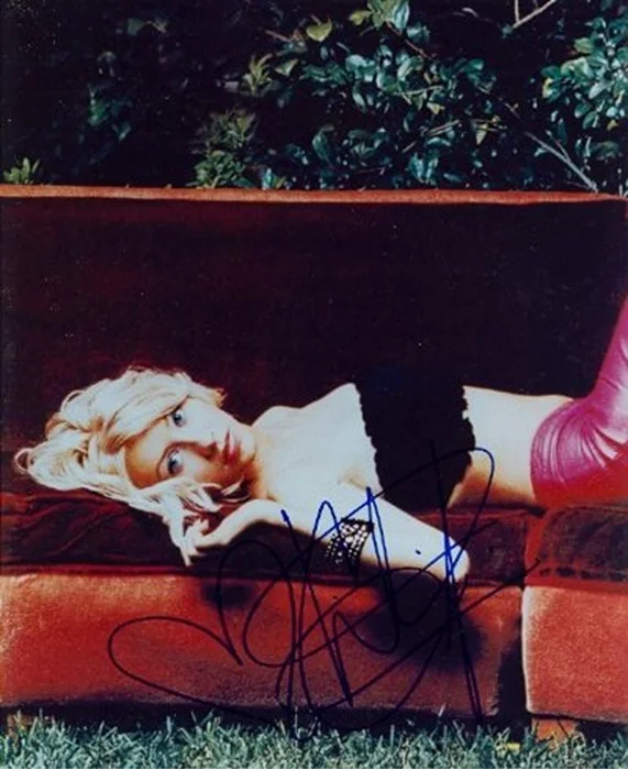 Christina Aguilera autograph