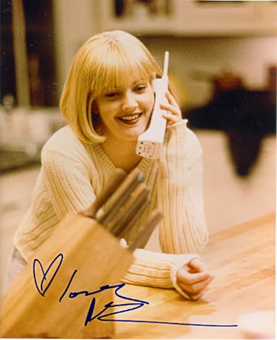 Drew Barrymore autograph