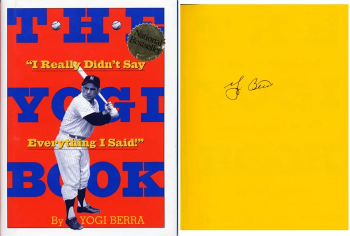 Yogi Berra autograph