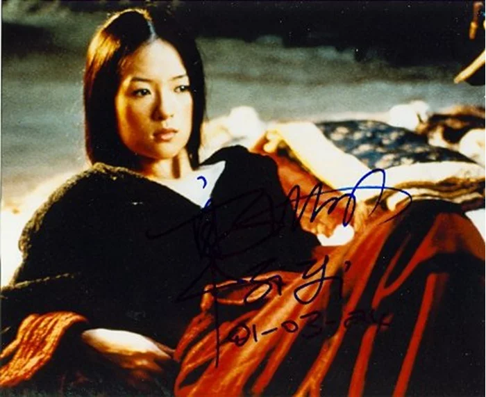 Ziyi Zhang autograph