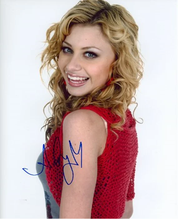 Aly Michalka autograph