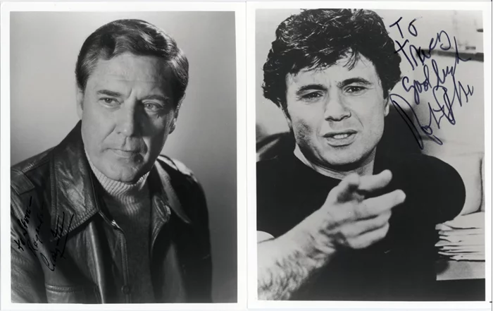 Craig Stevens & Robert Blake autograph