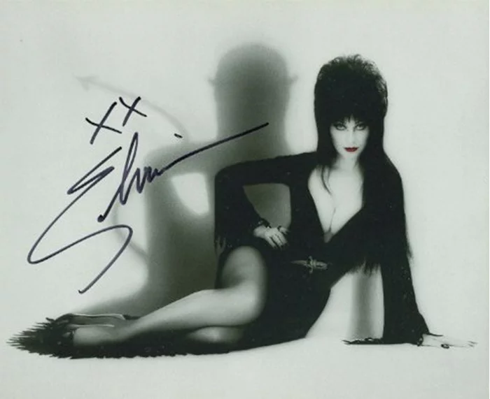 Elvira autograph