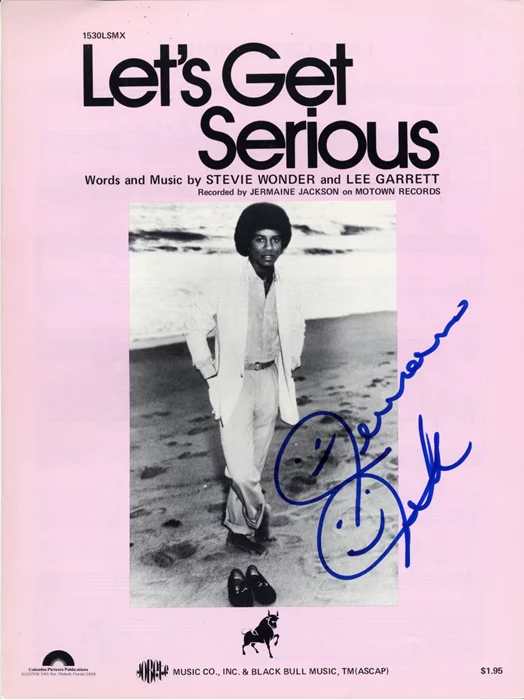 Jermaine Jackson autograph