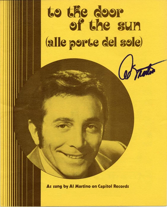 Al Martino autograph