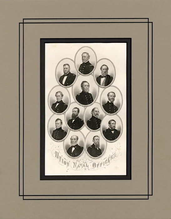 Union Naval Officers autograph