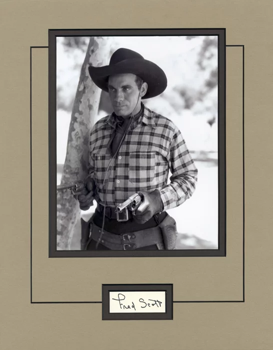 Fred Scott autograph