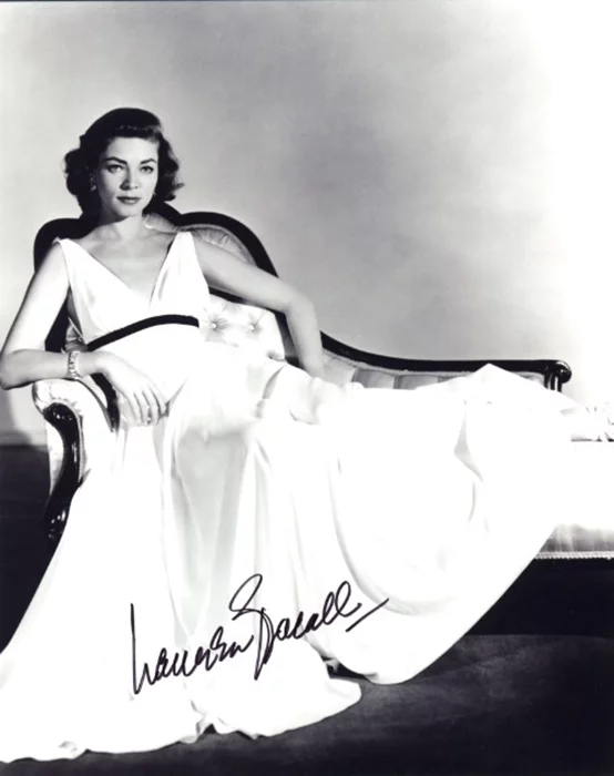 Lauren Bacall autograph
