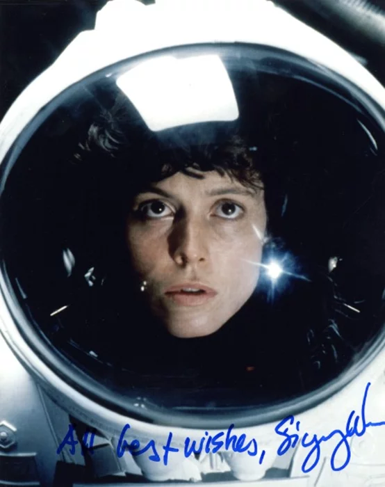 Sigourney Weaver autograph