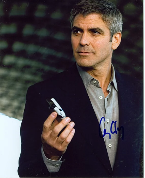 George Clooney autograph