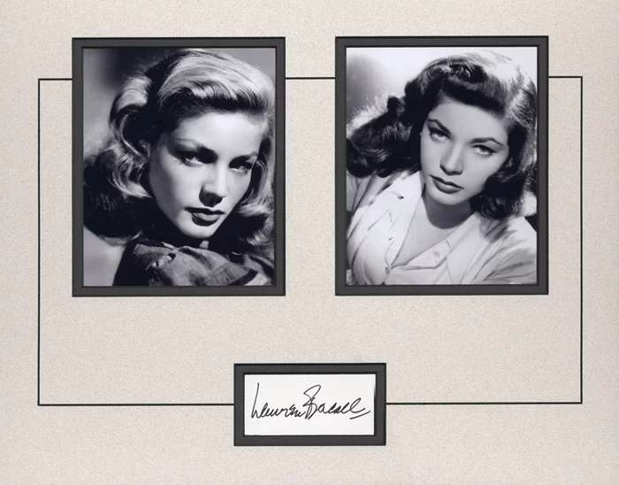 Lauren Bacall autograph
