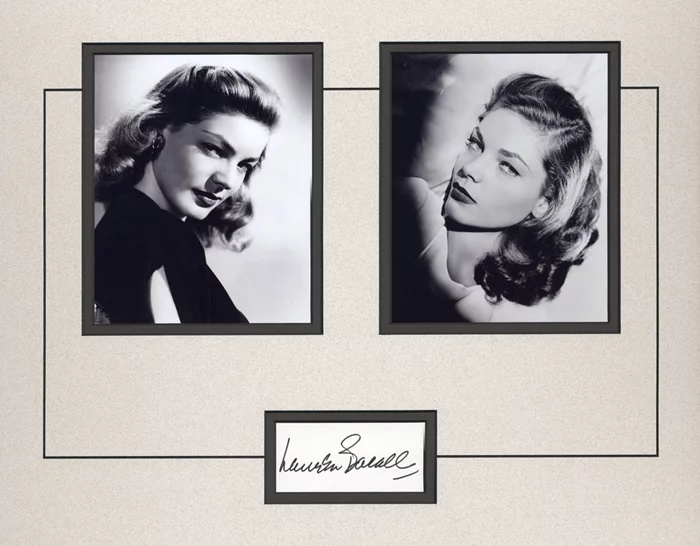 Lauren Bacall autograph