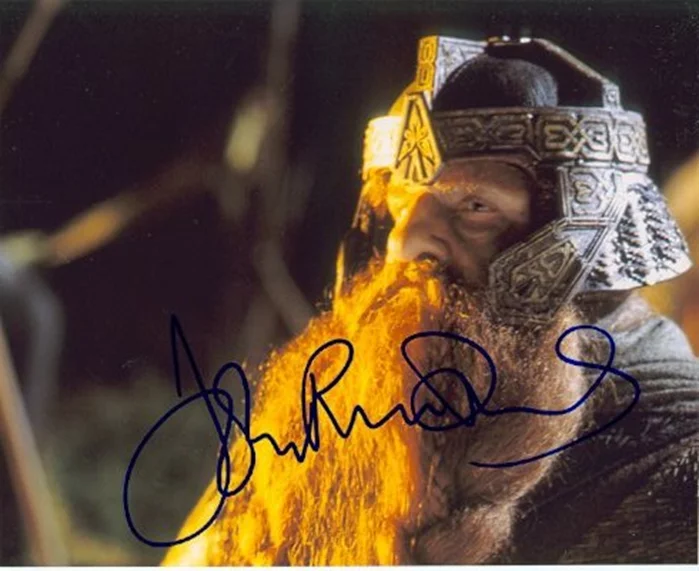 John Rhys-Davies autograph