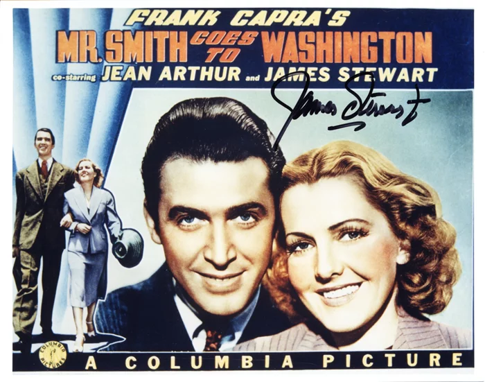 James Stewart autograph