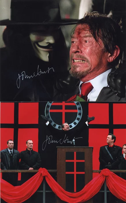 John Hurt autograph