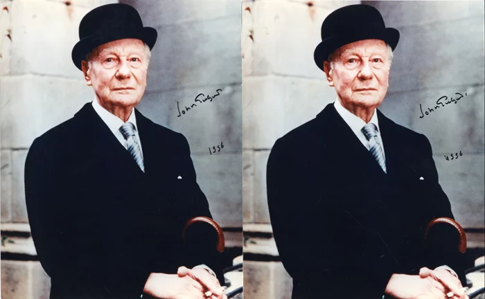 John Gielgud autograph