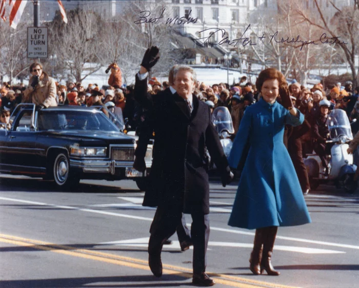 Jimmy & Rosalynn  Carter autograph