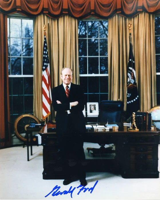 Gerald Ford autograph