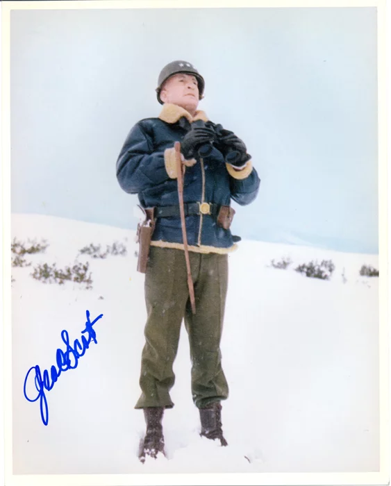 George C. Scott autograph