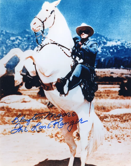 Clayton Moore autograph